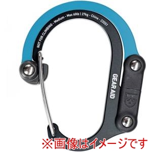 Gear Aid Gear Aid 210013-923 カラビナ型フック ヒーロークリップ ミディアム ブルー