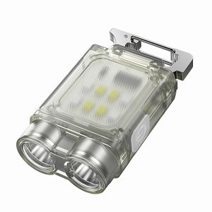 あきばお～ LEDキーライト カラビナ付 充電式